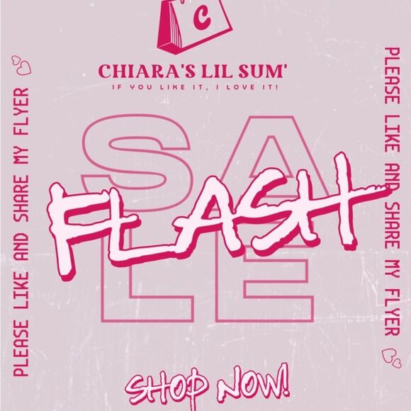 Other - LIVE SHOW FLYER- Join me to shop & share 💕 No Theme